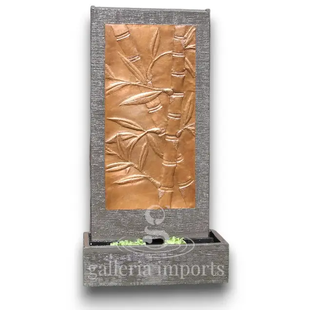 Bamboo Copper Wall Fountain
