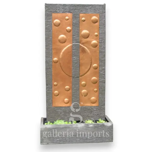 Bubble Copper Wall Fountain
