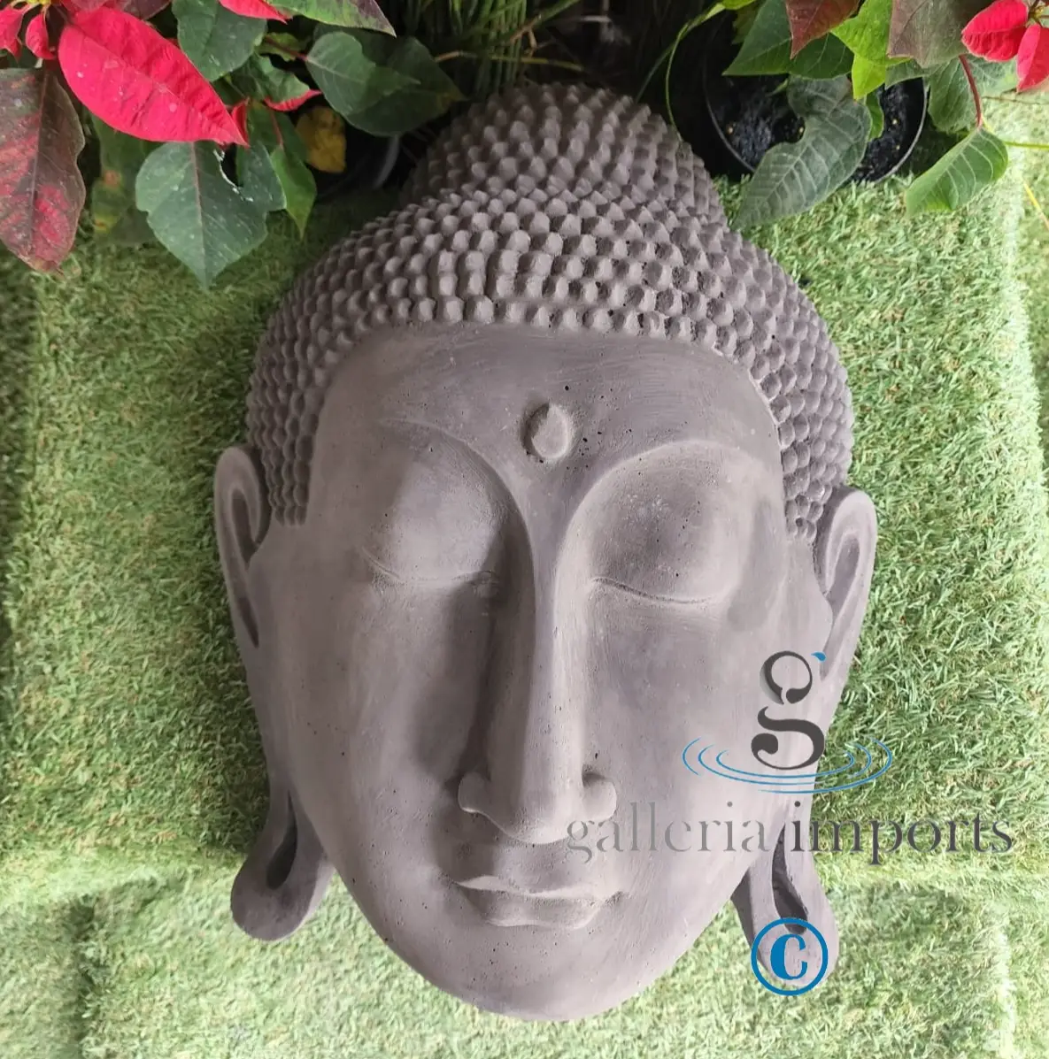 Buddha Head-plaque | 50cm H