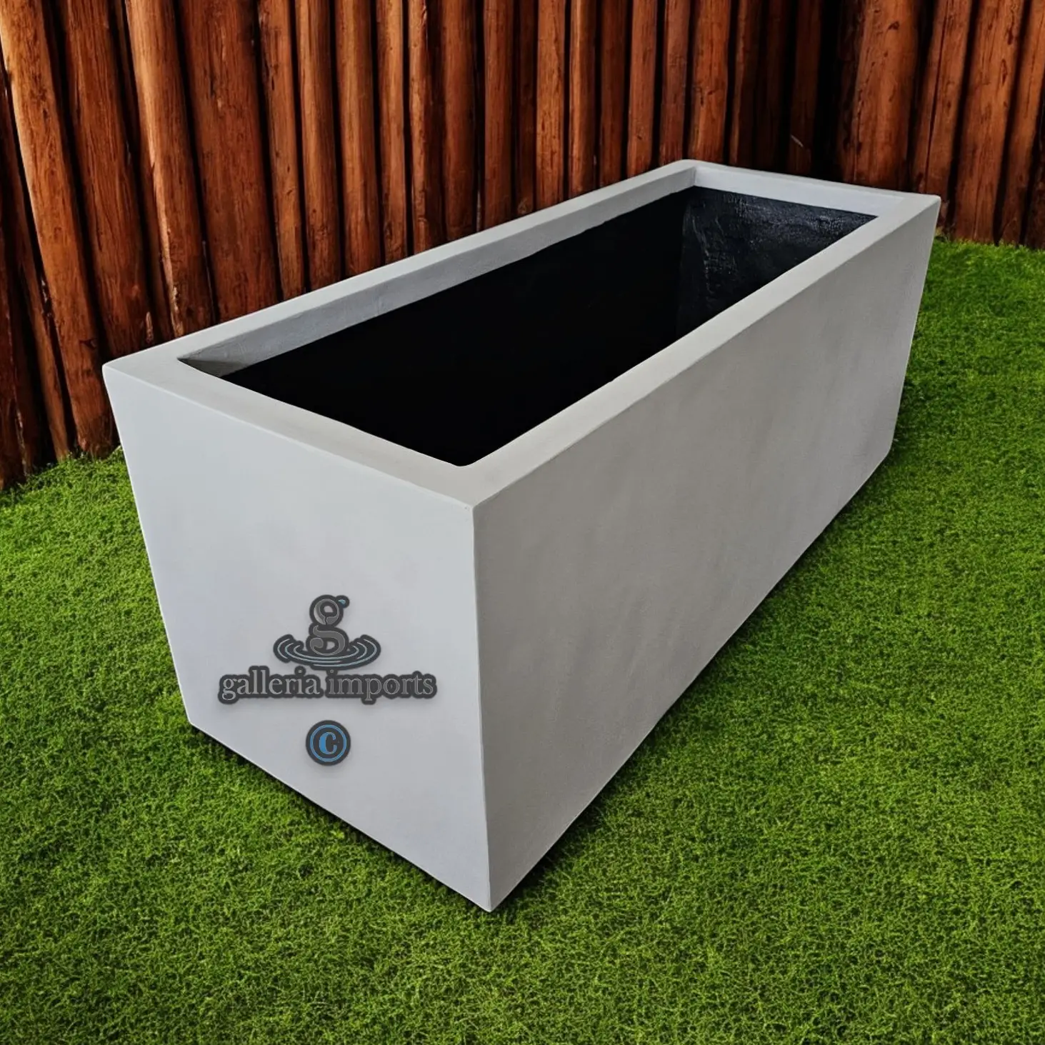 Grc Plain Pot 125l X 40w X 40h