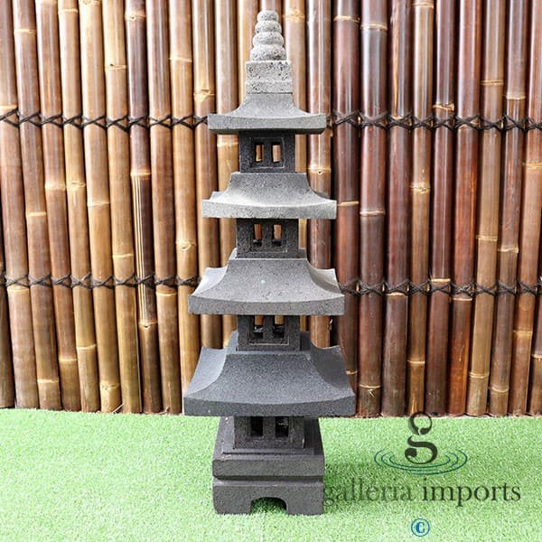 Large Lava Stone Lantern