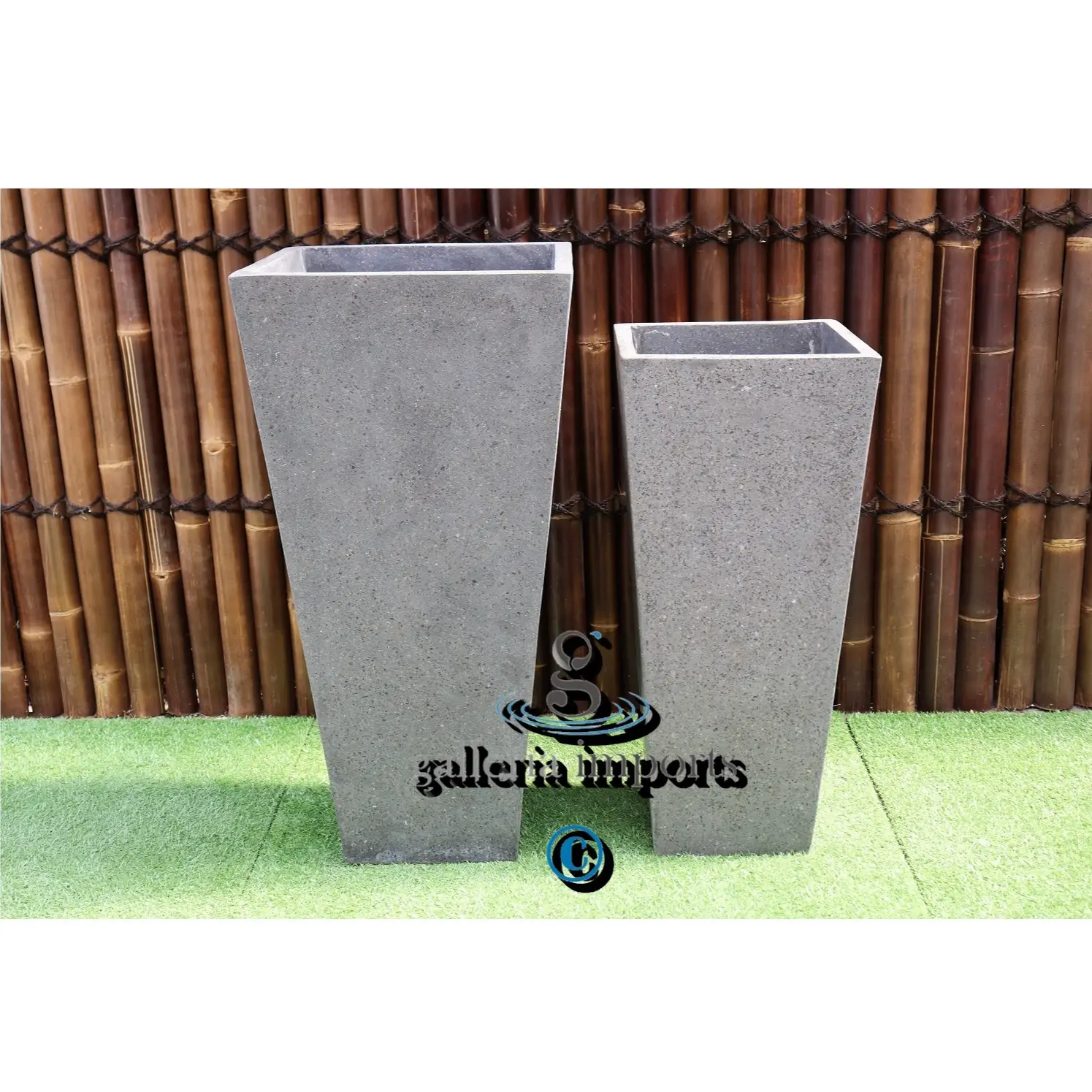 Terrazzo Tappered Set Of 2 Pots