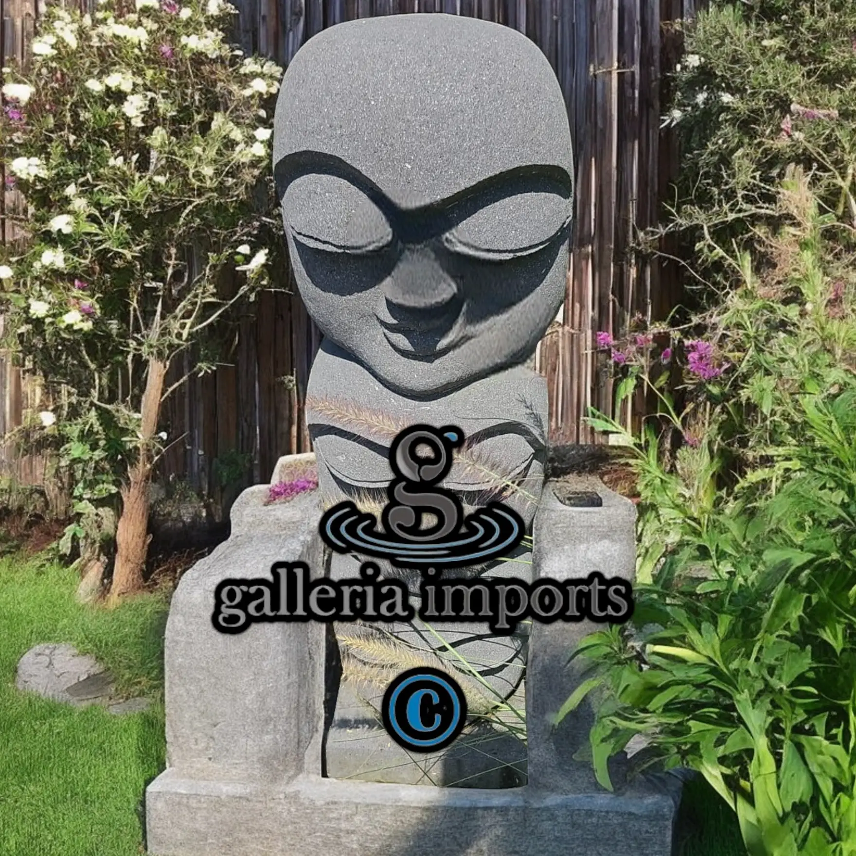 Three Face Statue 100cm | 39" H